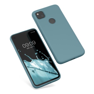 Husa Kwmobile pentru Google Pixel 4a, Verde inchis, Silicon, KWM000011JE040C - Img 2