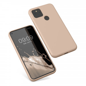 Husa kwmobile pentru Google Pixel 5, Silicon, Roz, 53778.225 - Img 2