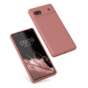 Husa Kwmobile pentru Google Pixel 6a, Roz, Silicon, 57815.193 - Img 2