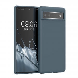 Husa Kwmobile pentru Google Pixel 6a, Silicon, Albastru, 57799.202 - Img 1