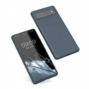 Husa Kwmobile pentru Google Pixel 6a, Silicon, Albastru, 57799.202 - Img 2
