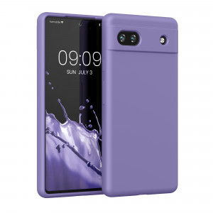 Husa Kwmobile pentru Google Pixel 6a, Silicon, Mov, 57815.222 - Img 1