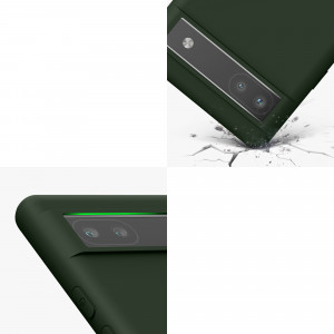 Husa kwmobile pentru Google Pixel 6a, Silicon, Verde, 57799.118 - Img 7