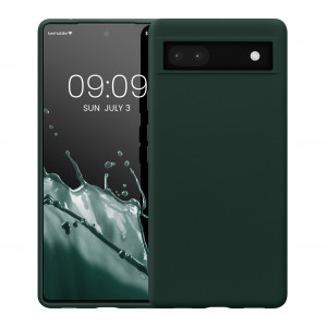 Husa kwmobile pentru Google Pixel 6a, Silicon, Verde, 58053.169 - Img 2