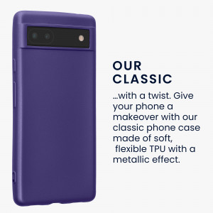 Husa kwmobile pentru Google Pixel 6a, Silicon, Violet, 57960.241 - Img 2