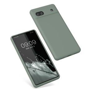 Husa Kwmobile pentru Google Pixel 6a, Verde, Silicon, KWM000015FZ052C - Img 2