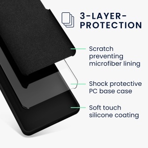 Husa Kwmobile pentru Google Pixel 7, Gri inchis, Silicon, KWM0000171I035C - Img 5