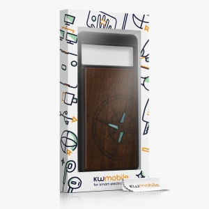 Husa Kwmobile pentru Google Pixel 7, Maro, Lemn/Silicon, 60757.04 - Img 7