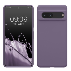 Husa Kwmobile pentru Google Pixel 7, Mov inchis, Silicon, KWM0000171I042C - Img 1