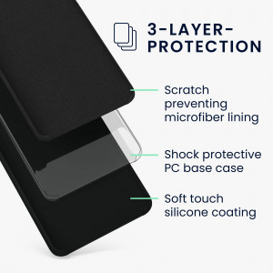 Husa kwmobile pentru Google Pixel 7 Pro, Silicon, Negru, 59452.01 - Img 3