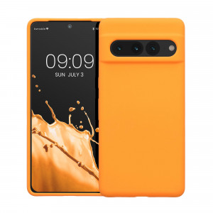 Husa kwmobile pentru Google Pixel 7 Pro, Silicon, Portocaliu, 59452.150 - Img 2