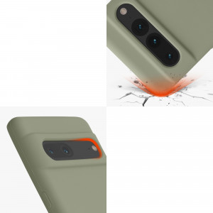 Husa kwmobile pentru Google Pixel 7 Pro, Silicon, Verde, 59452.172 - Img 8