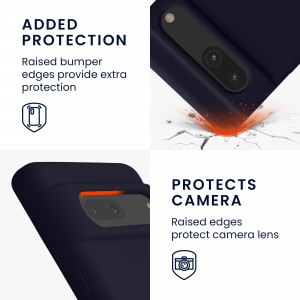 Husa kwmobile pentru Google Pixel 7, Silicon, Violet, 59451.182 - Img 4