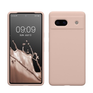Husa Kwmobile pentru Google Pixel 7a, Crem, Silicon, 61597.225 - Img 1