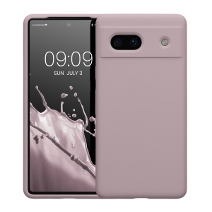 Husa Kwmobile pentru Google Pixel 7a, Mov deschis, Silicon, KWM000019YE047C - Img 2