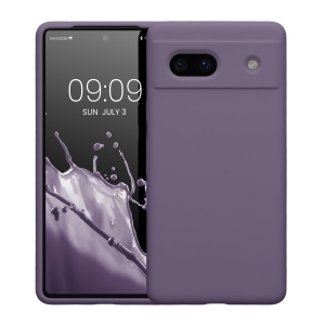 Husa Kwmobile pentru Google Pixel 7a, Mov inchis, Silicon, KWM000019YE031C - Img 2
