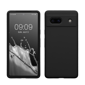 Husa Kwmobile pentru Google Pixel 7a, Negru, Silicon, KWM000019YE038C - Img 1
