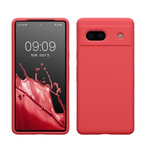 Husa Kwmobile pentru Google Pixel 7a, Roz, Silicon, KWM000019YE029C - Img 1