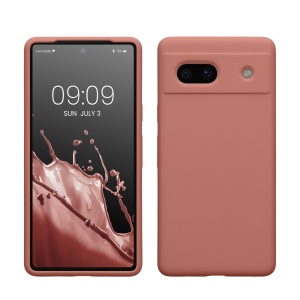 Husa Kwmobile pentru Google Pixel 7a, Roz, Silicon, KWM000019YE034C - Img 1