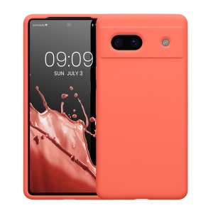Husa Kwmobile pentru Google Pixel 7a, Roz, Silicon, KWM000019YE050C - Img 2