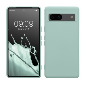 Husa Kwmobile pentru Google Pixel 7a, Verde deschis, Silicon, 61614.200 - Img 1