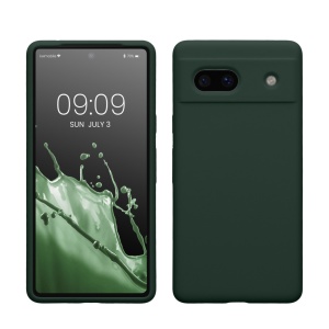 Husa Kwmobile pentru Google Pixel 7a, Verde inchis, Silicon, 61597.169 - Img 1