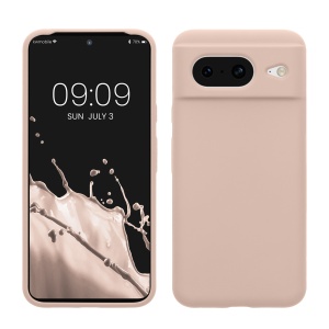 Husa Kwmobile pentru Google Pixel 8, Crem, Silicon, KWM000020JF012C - Img 1