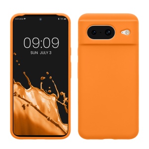 Husa Kwmobile pentru Google Pixel 8, Portocaliu, Silicon, KWM000020JF004C - Img 1
