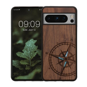 Husa Kwmobile pentru Google Pixel 8 Pro, Maro/Albastru, Lemn, KWM0000209C003C - Img 2