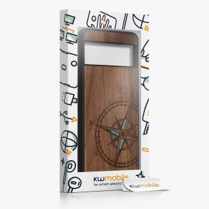Husa Kwmobile pentru Google Pixel 8 Pro, Maro/Albastru, Lemn, KWM0000209C003C - Img 13