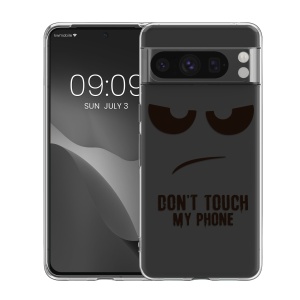 Husa Kwmobile pentru Google Pixel 8 Pro, Transparent/Negru, Silicon, KWM000020JM003C - Img 2