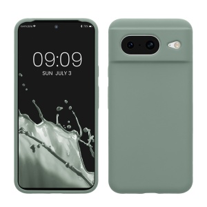 Husa Kwmobile pentru Google Pixel 8, Verde, Silicon, KWM000020JF023C - Img 1