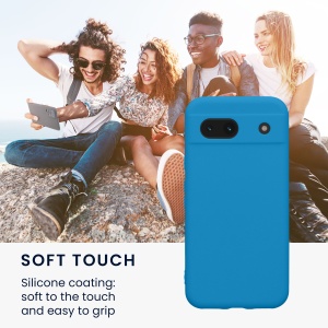 Husa Kwmobile pentru Google Pixel 8a, Albastru, Silicon, KWM000020KU029C - Img 3