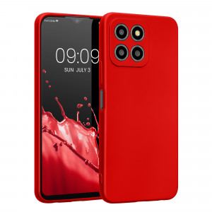 Husa Kwmobile pentru Honor X8 5G/X6/70 Lite, Rosu, Silicon, 59880.36 - Img 1