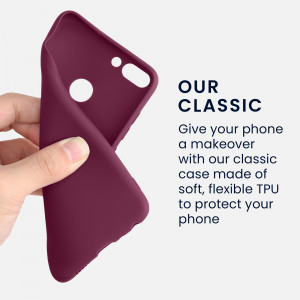 Husa Kwmobile pentru Huawei Enjoy 7s/P Smart (2017), Silicon, Violet, 44124.187 - Img 4