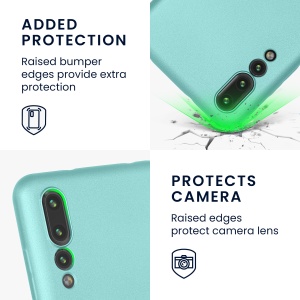 Husa Kwmobile pentru Huawei P20 Pro, Verde deschis, Silicon, KWM0000193G007C - Img 3