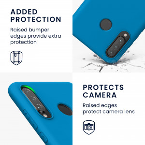 Husa Kwmobile pentru Huawei P30 Lite, Silicon, Albastru, 47499.224 - Img 4
