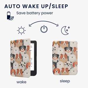 Husa Kwmobile pentru Kobo Clara 2E, Multicolor, Piele ecologica, KWM000017NU050C - Img 3