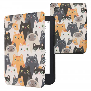 Husa kwmobile pentru Kobo Clara 2E, Piele ecologica, Multicolor, 60056.27 - Img 1