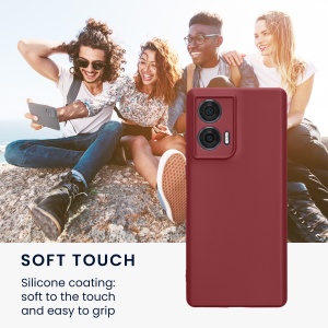 Husa Kwmobile pentru Motorola Edge 50 Fusion, Violet, Silicon, KWM000022SR004C - Img 3