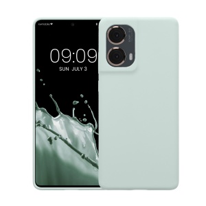 Husa Kwmobile pentru Motorola Moto G85, Verde deschis, Silicon, KWM000022TR004C - Img 2