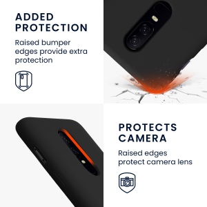 Husa Kwmobile pentru OnePlus 6, Negru, Silicon, KWM0000099A030C - Img 3