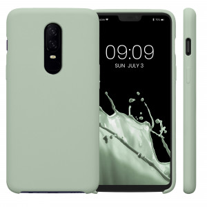 Husa Kwmobile pentru OnePlus 6, Silicon, Verde, 46122.172 - Img 2