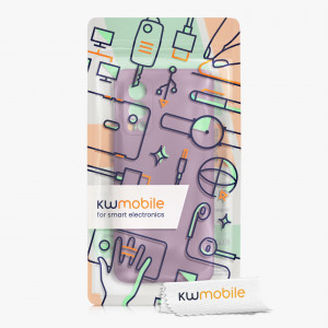 Husa Kwmobile pentru OnePlus Nord 2 5G, Silicon, Mov, 56070.235 - Img 7