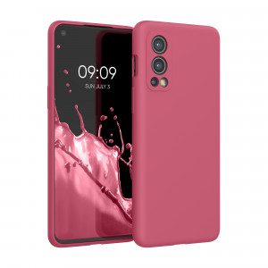 Husa Kwmobile pentru OnePlus Nord 2 5G, Silicon, Roz, 56070.238 - Img 1
