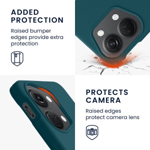 Husa Kwmobile pentru OnePlus Nord 3 5G, Verde, Silicon, 61766.57 - Img 3