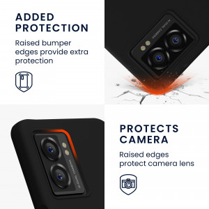 Husa kwmobile pentru OnePlus Nord N300, Silicon, Negru, 60424.01 - Img 4
