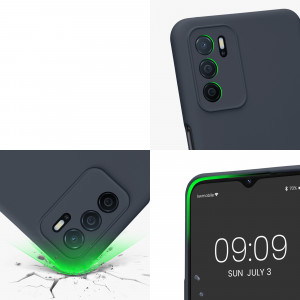 Husa Kwmobile pentru OPPO A16/A16s, Silicon, Negru, 57572.47 - Img 8