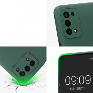 Husa Kwmobile pentru OPPO A74 5G/A54 5G, Silicon, Verde, 57571.169 - Img 8