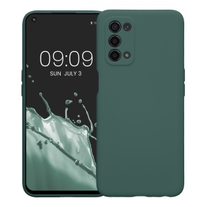 Husa Kwmobile pentru OPPO A74 5G/A54 5G, Verde, Silicon, KWM0000157U021C - Img 2